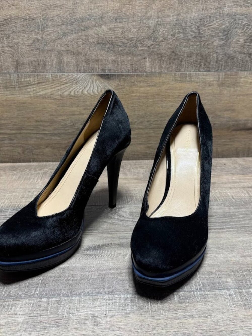 Cole Haan Black Suede Pumps Women's Size 10.5